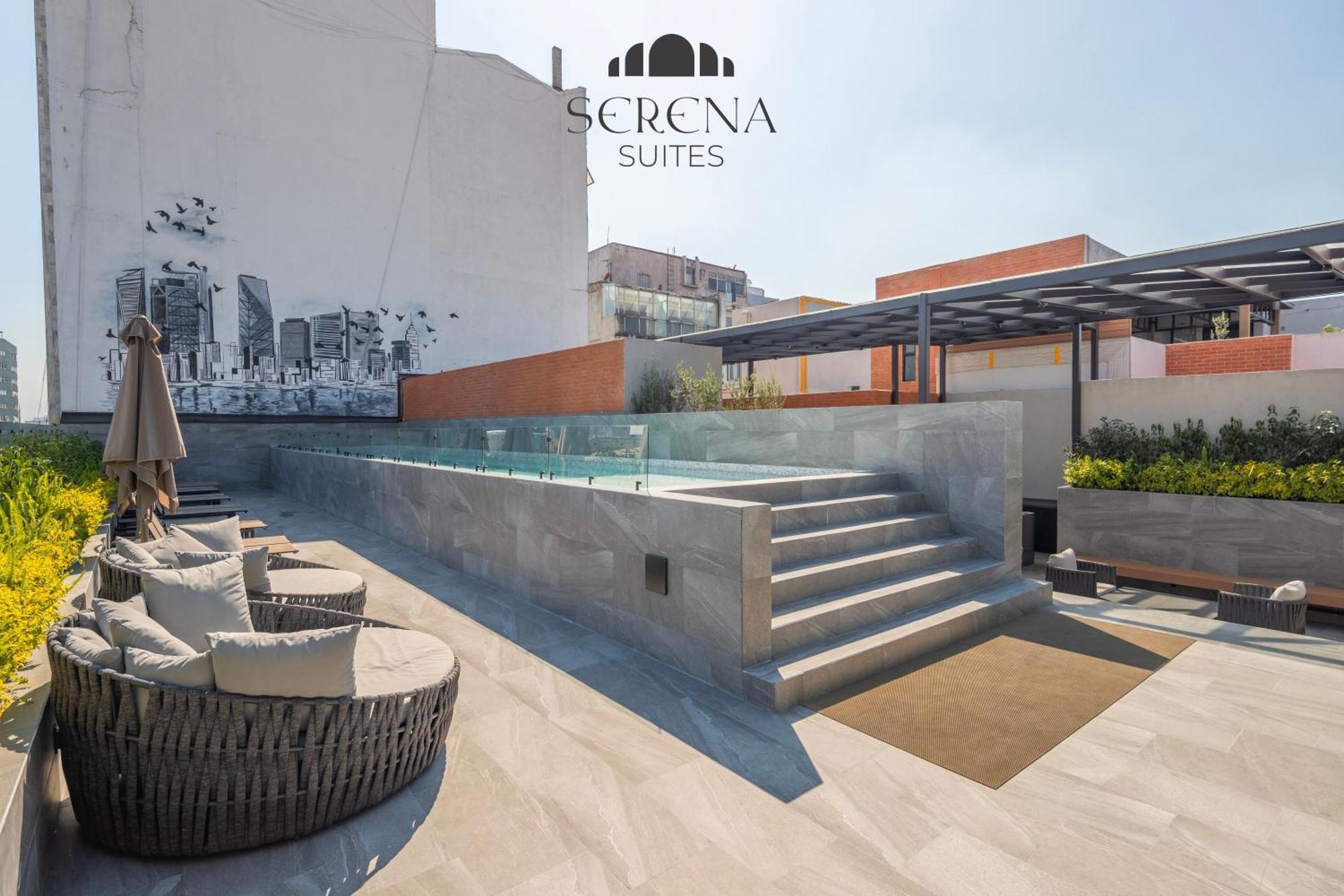 Apartment Elegant With Skydeck Pool In Condesa Mexico City